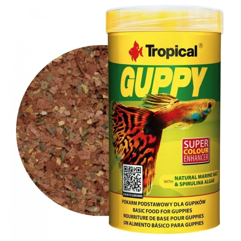 غذا گوپی تروپیکال 100 میل guppy tropical